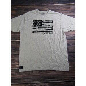 Howitzer Patriot Mens XL White We The People T Shirt Military Veteran America US